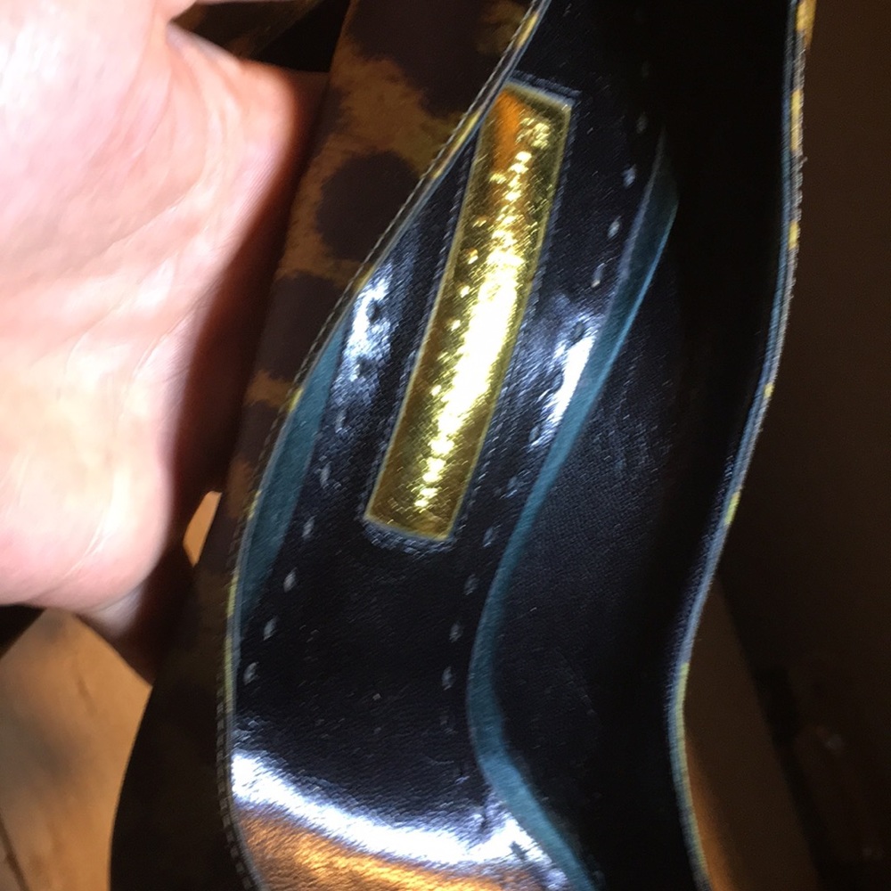 Rupert Sanderson shoes leopard print heels size 39 - Picture 16 of 16